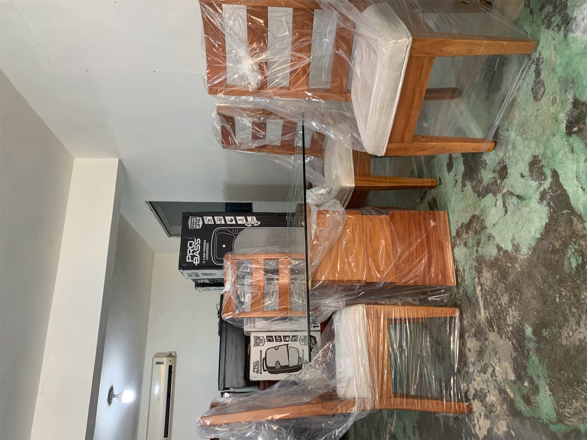 muebles y colchones - Juego de Comedor Caoba 