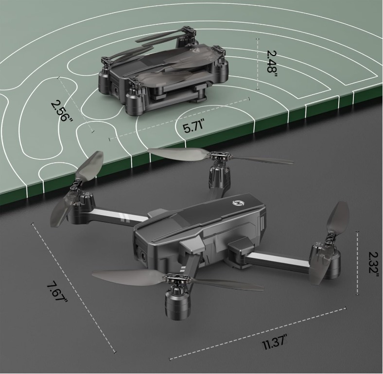 otros electronicos - Drone Holy Stone HS440 Drone FPV WiFi 1080P  5