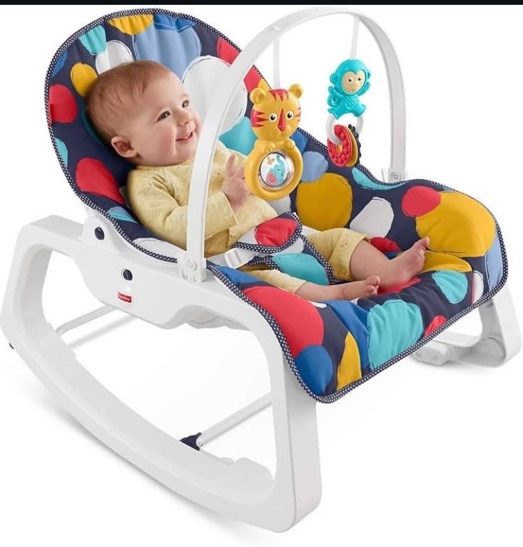 coches y sillas - Silla Fisher price que vibra 