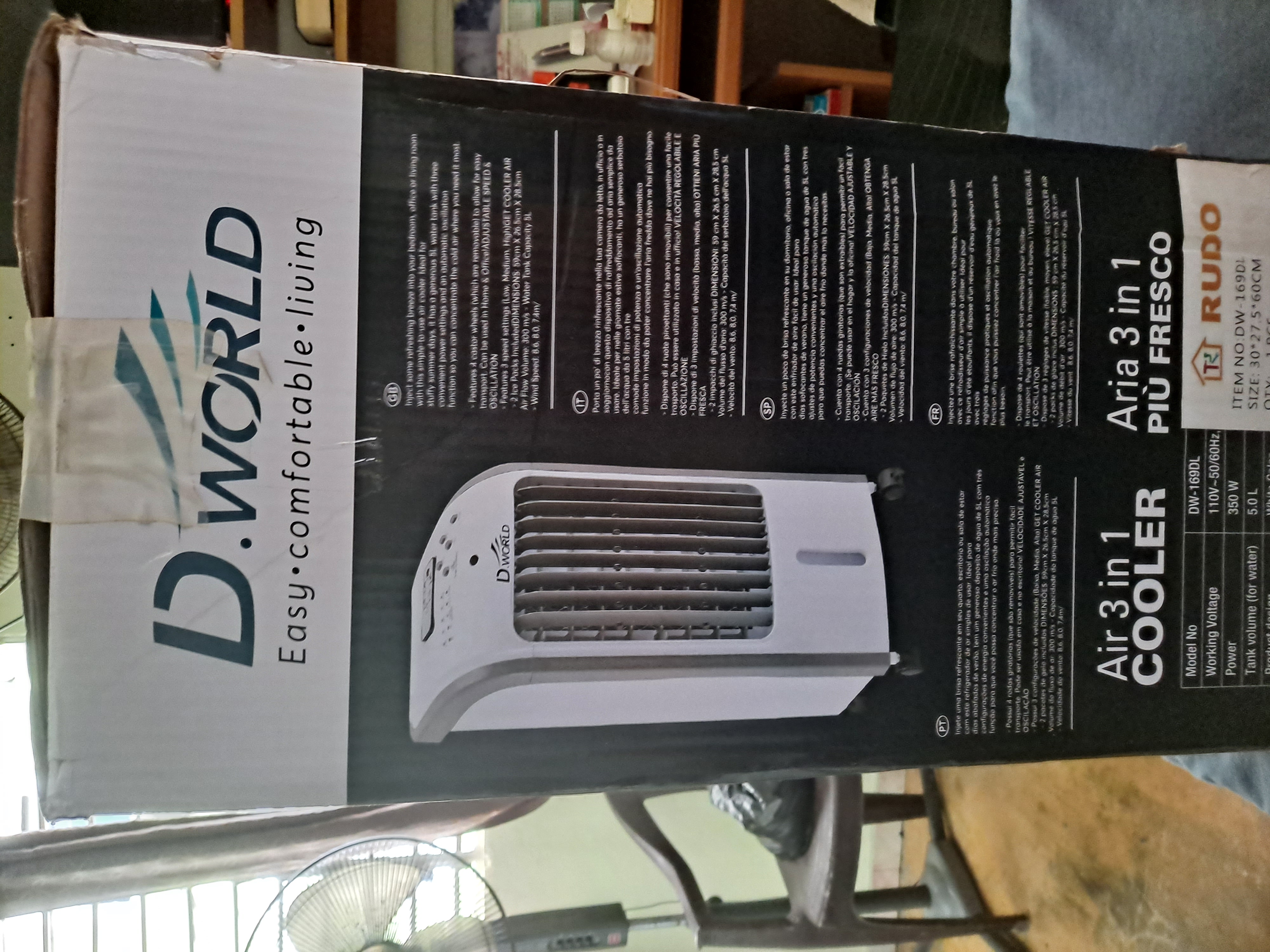aires acondicionados y abanicos - Ventilador con humidificador.  1