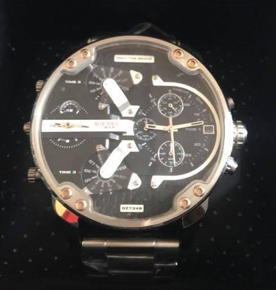 joyas, relojes y accesorios - Diesel Reloj Plateado Mr.Daddy 2.0 cuarzo ac/inox 0