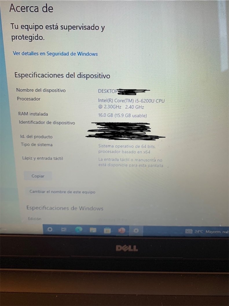 computadoras y laptops - Vendo DELL i5, 16 Gb de Ram 480 GB SSD  1