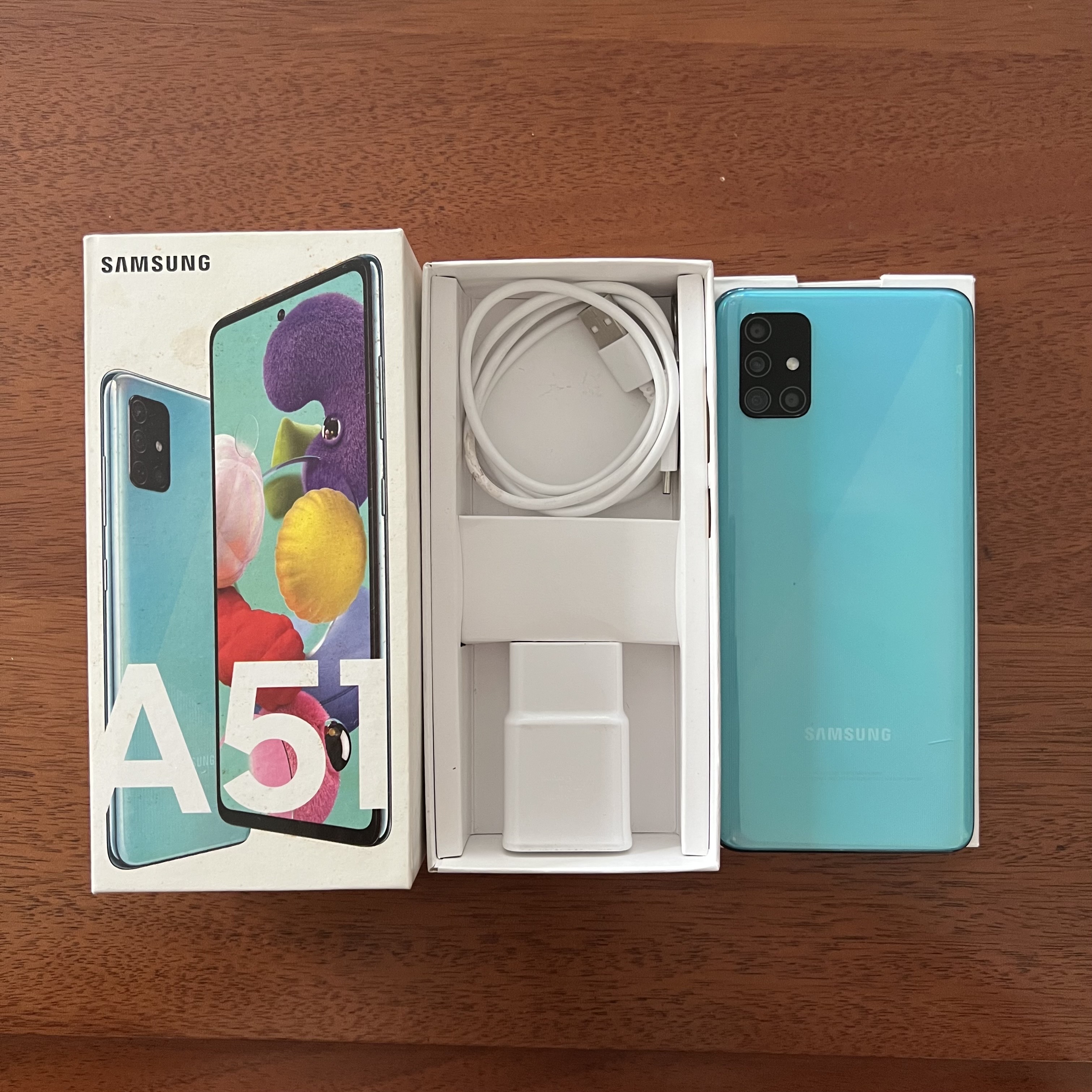 celulares y tabletas - SAMSUNG A51 128GB EN EXCELENTES CONDICIONES 