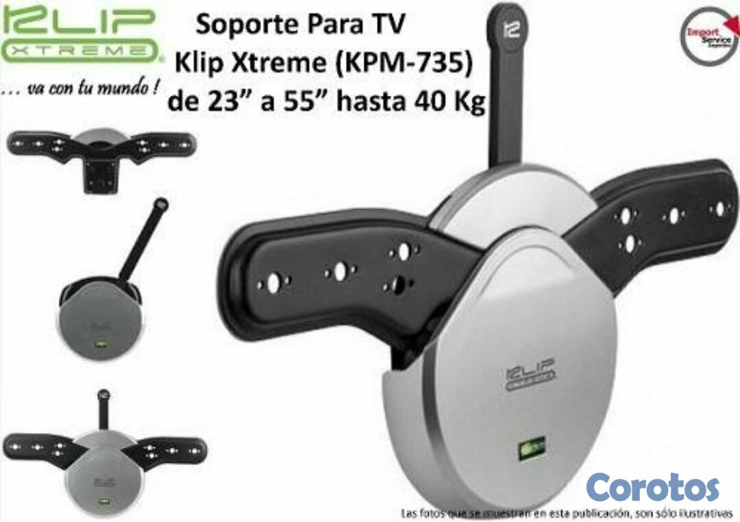computadoras y laptops - Soporte ultradelgado (KPM-735)  PARA TV/MONITOR KLIPX 23 - 55pulgdas
