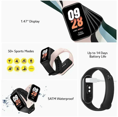 otros electronicos - xiaomi smart band 8 active  1