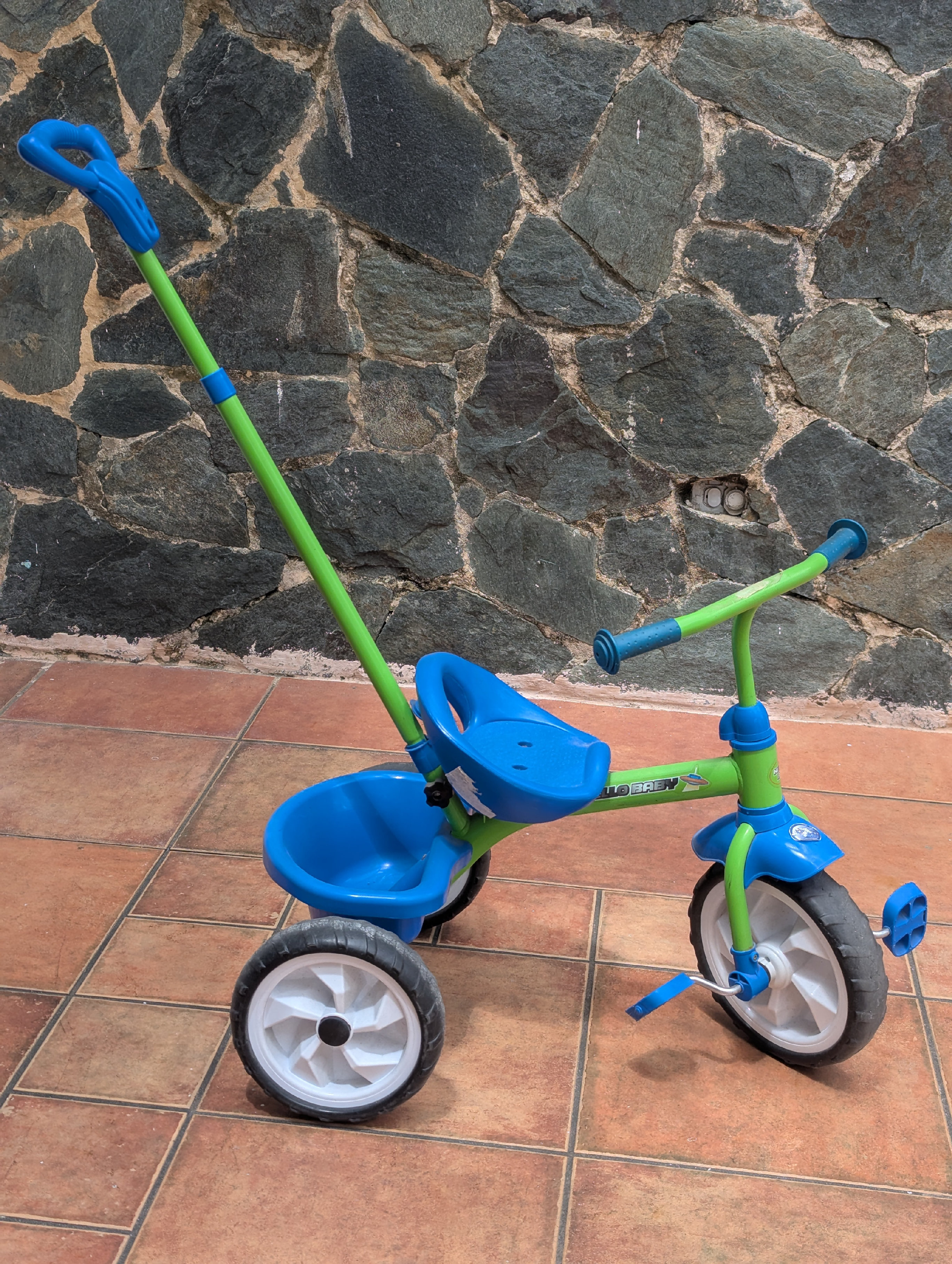 juguetes - Triciclo para niños hasta 5-6 años con cesta y asa