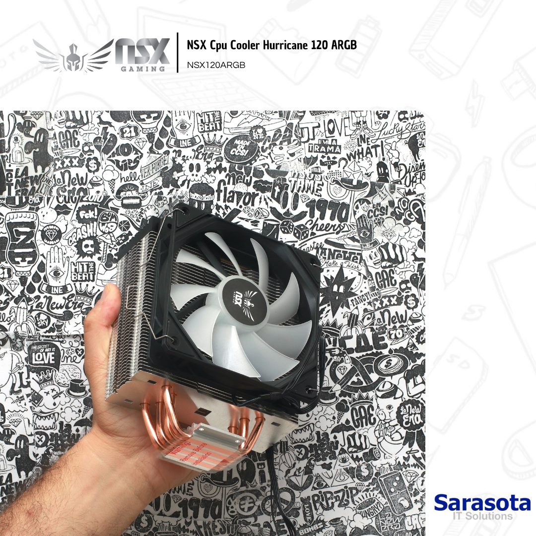 accesorios para electronica - NSX Cpu Cooler Hurricane 120 ARGB