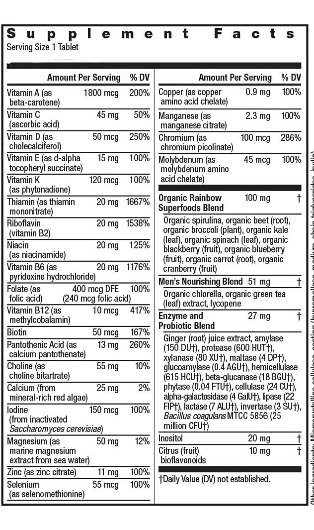 Salud y Equipamiento Médico - Multivitaminico 90 Tab Rainbow 1