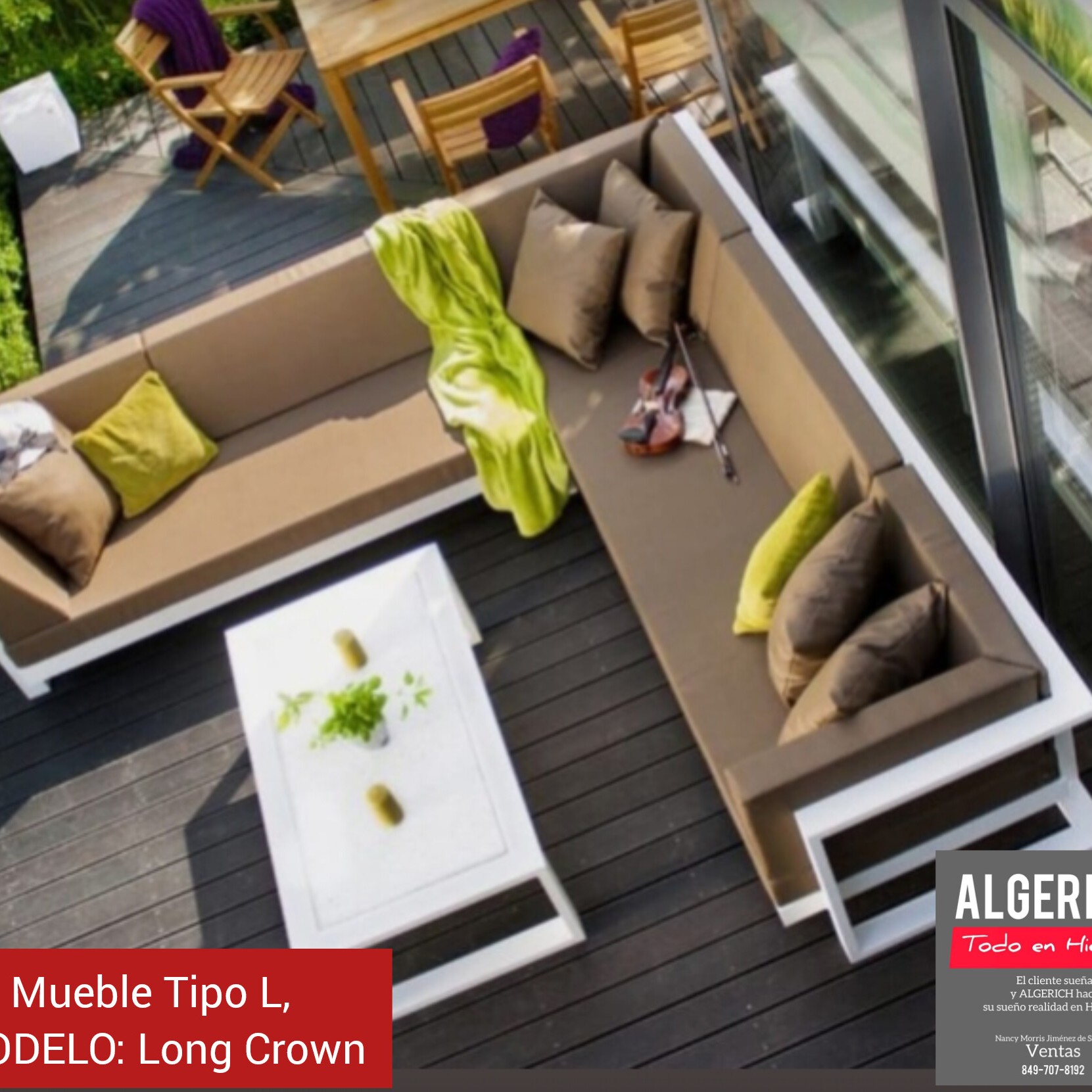 muebles y colchones - MUEBLES DE EXTERIOR EN HIERRO GALVANIZADO 