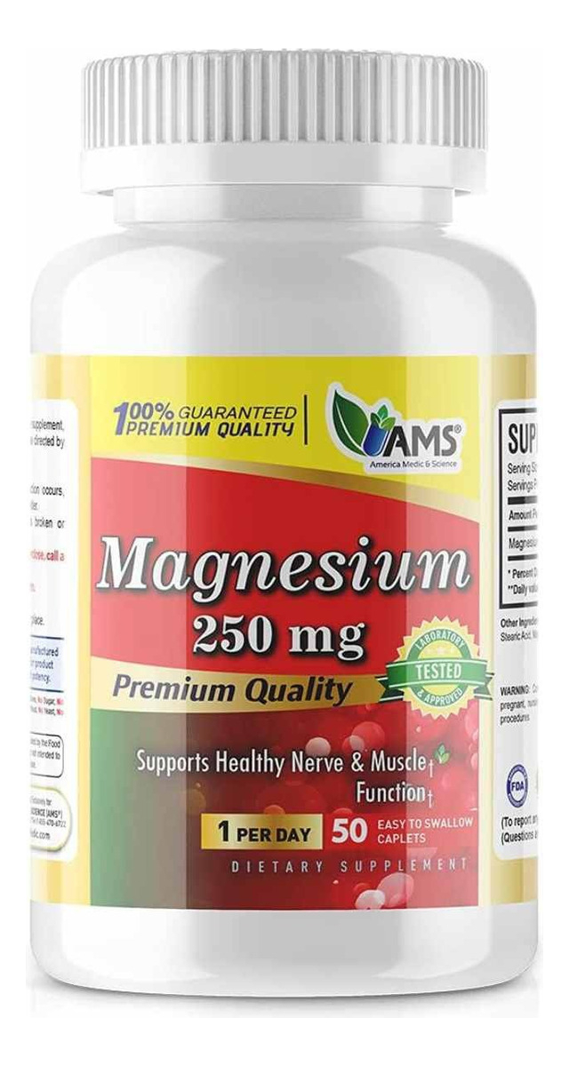Salud y Equipamiento Médico - Oxido De Magnesio 50 Caps 250mg - - Unidad A $2398