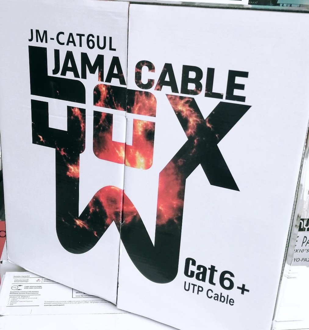 computadoras y laptops - CABLE DE RED UTP  CAT6e 1000 PIES  2