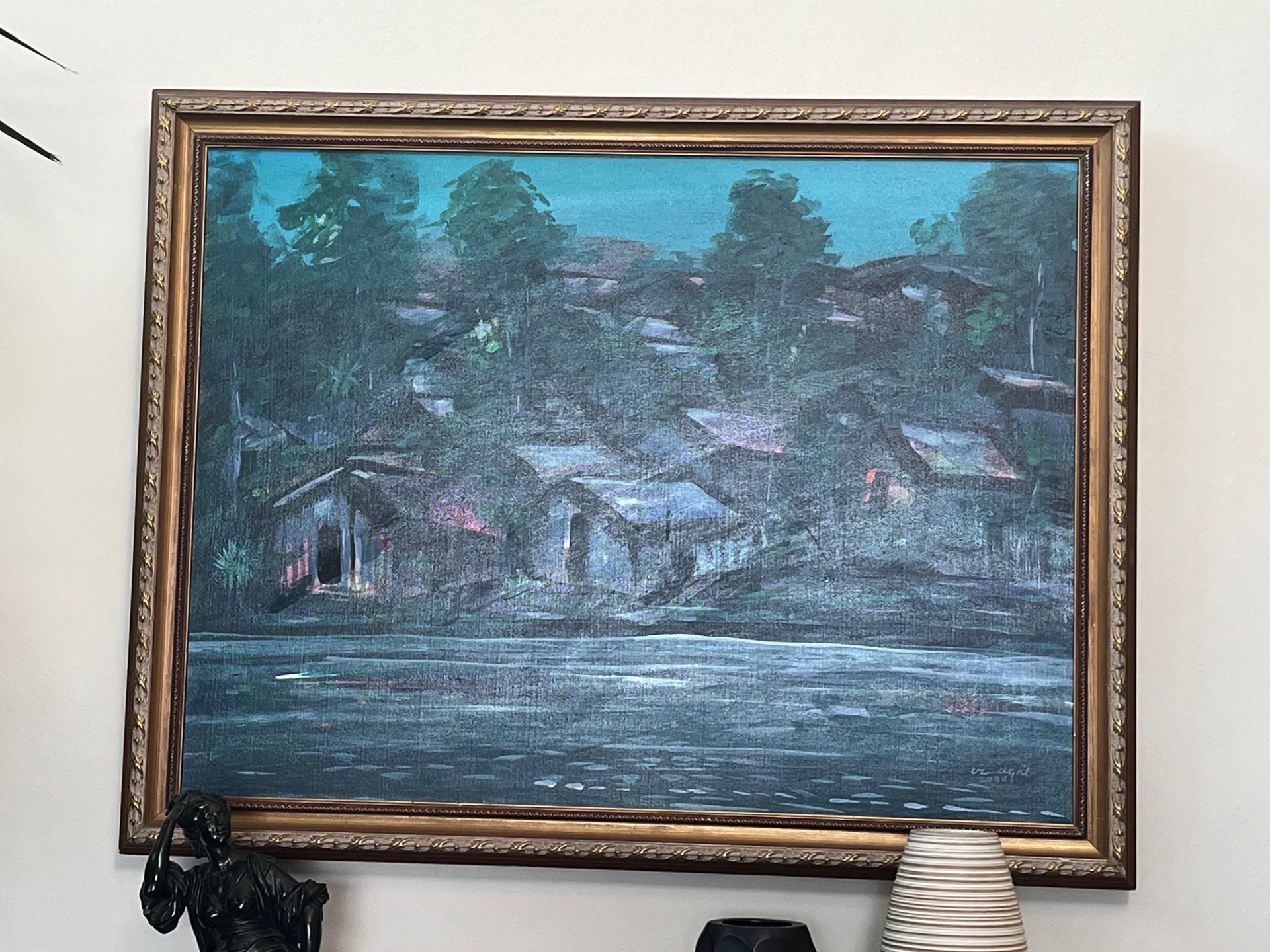 arte y antigüedades - ¡Espectacular! Cuadro original artista Timoteo Santos (Vinagre)