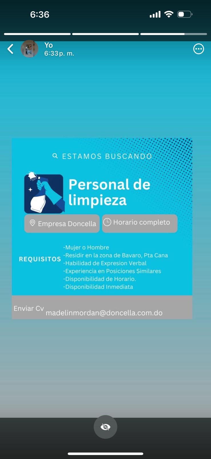 empleos disponibles - CONSERJE -LIMPIEZA 2
