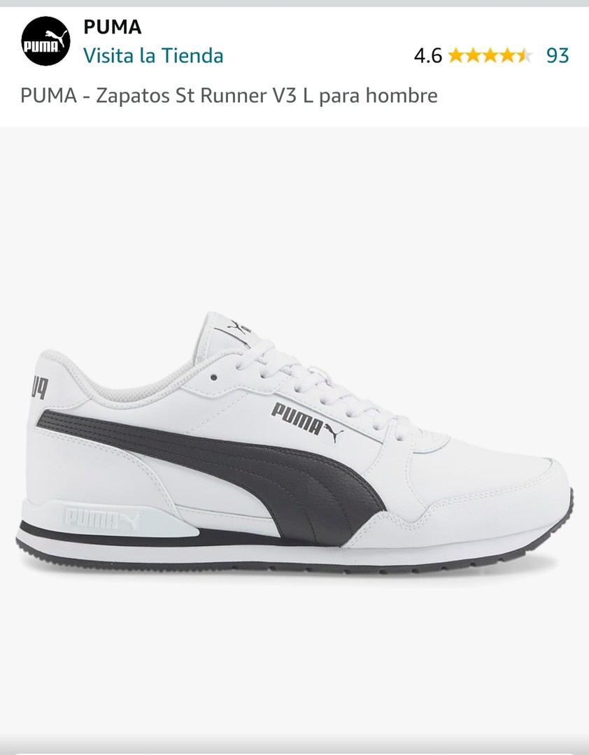 zapatos para hombre - Tenis Puma original de hombre con toda y su caja St Runner V3 NI lace up casual. 0