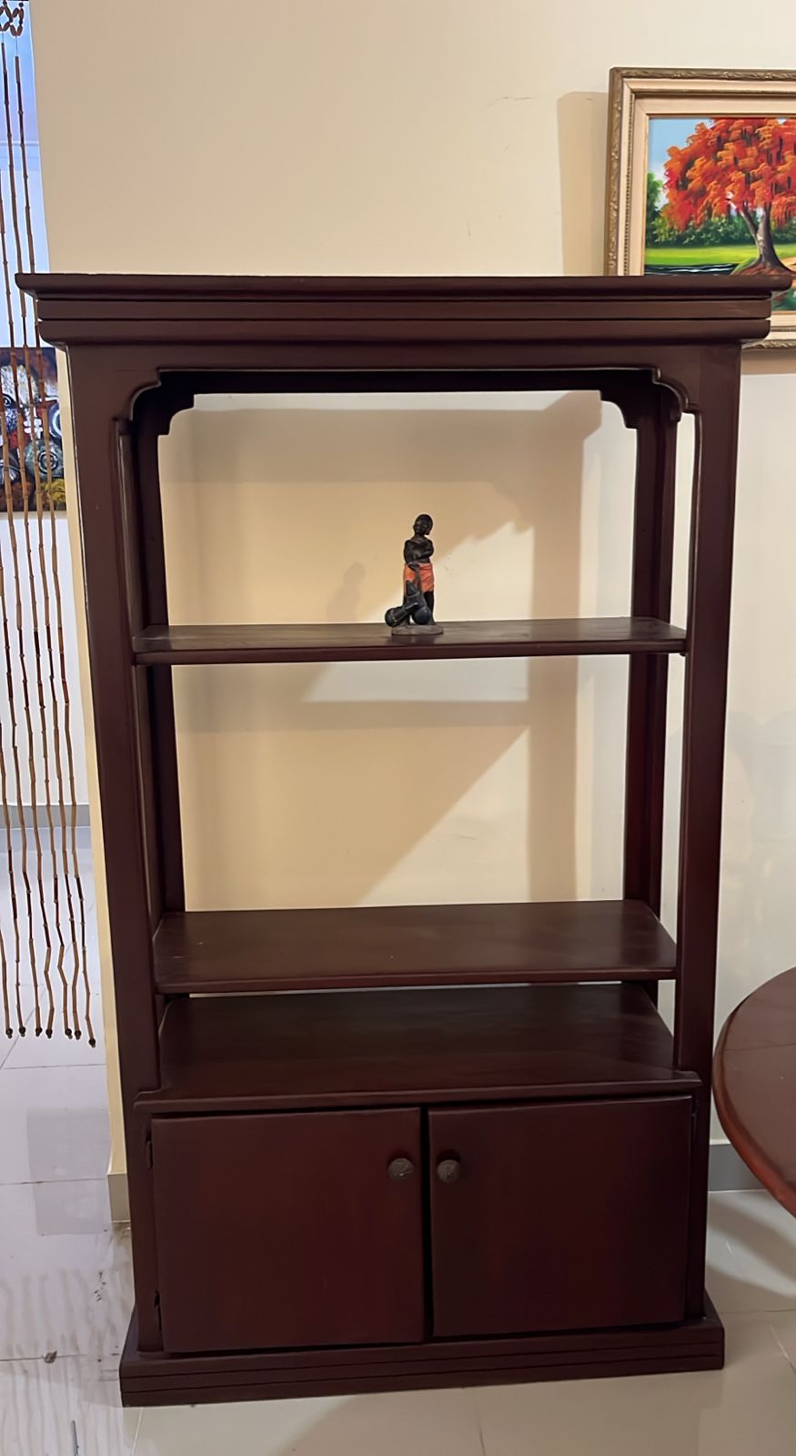 muebles y colchones - EXHIBIDOR DE CAOBA 0