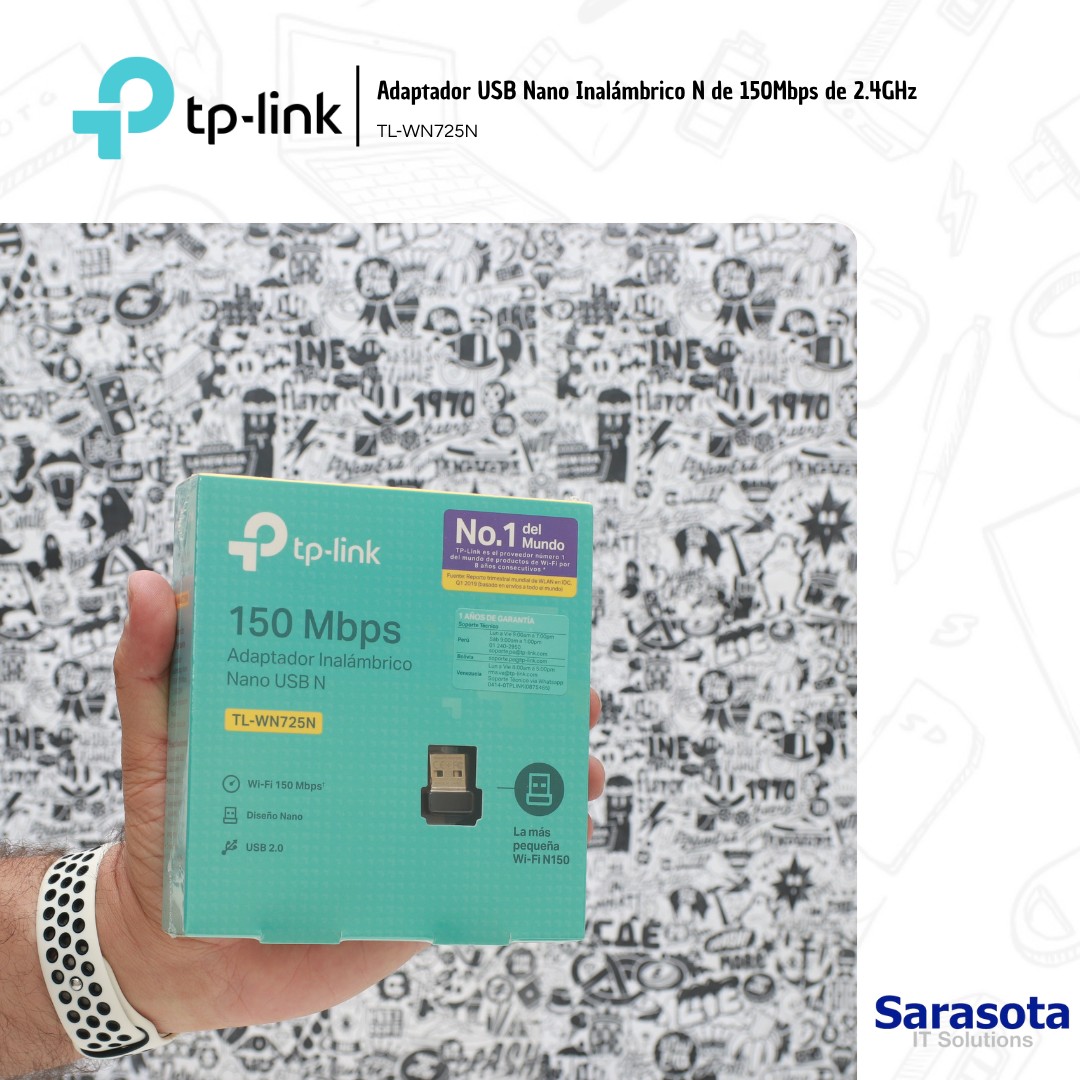 accesorios para electronica - Tp-Link antena USB WiFi TL-WN725N