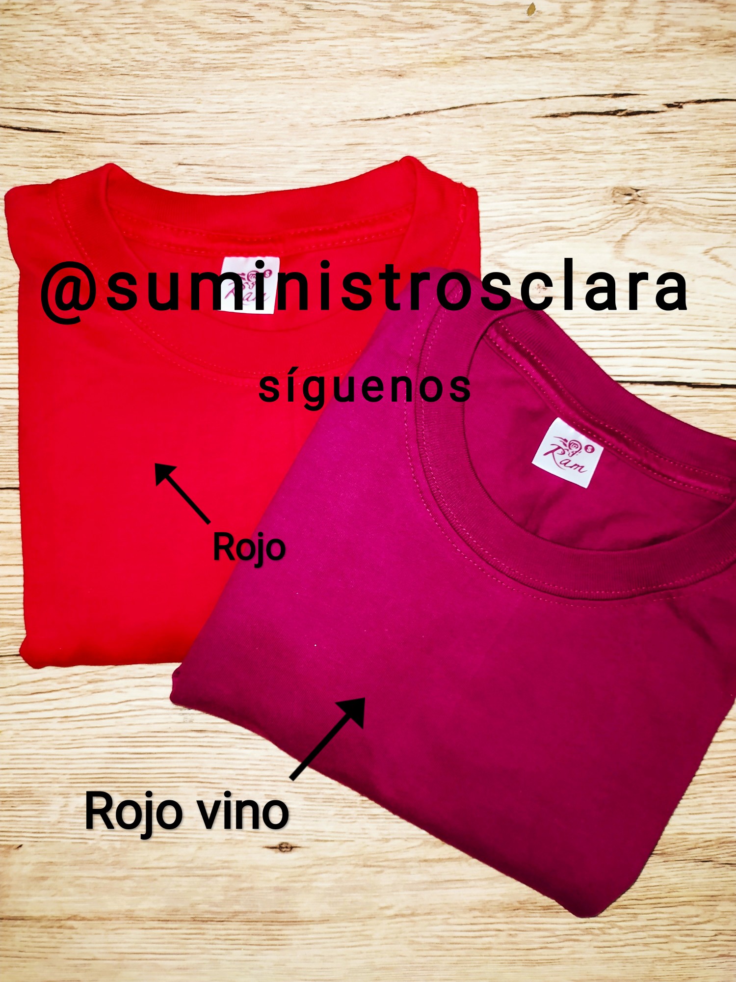servicios profesionales - Camisetas Ram 100% algodón para personalización 2