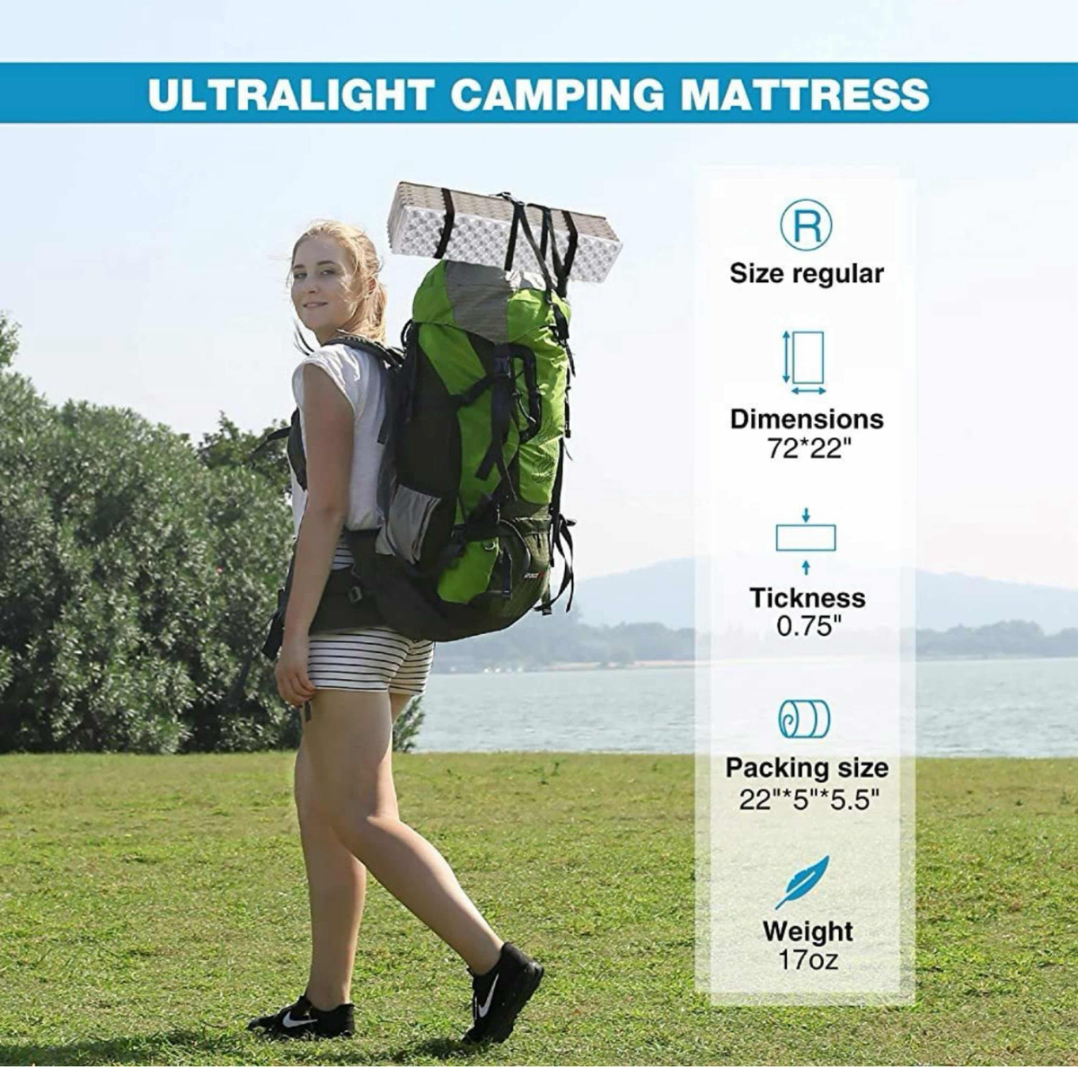 Salud y Equipamiento Médico - Colchoneta Redcamp Acampar 1