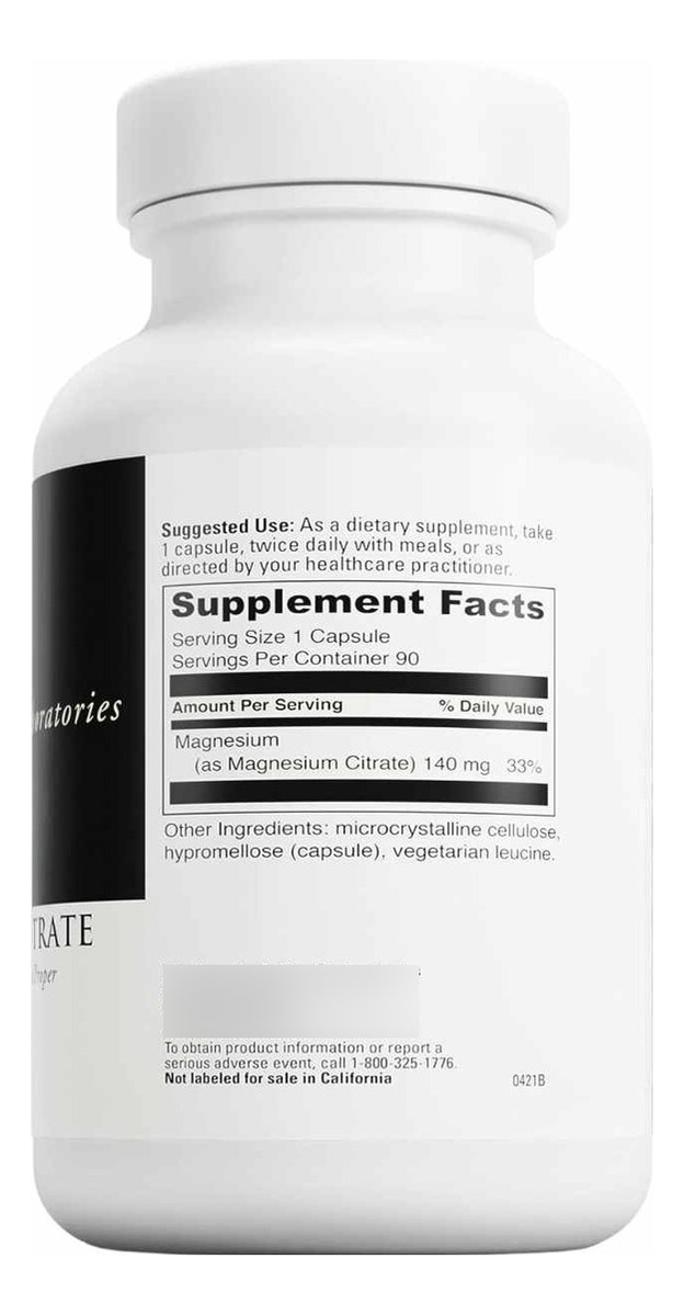 Salud y Equipamiento Médico - Citrato Magnesio 140 Mg Davinci 1