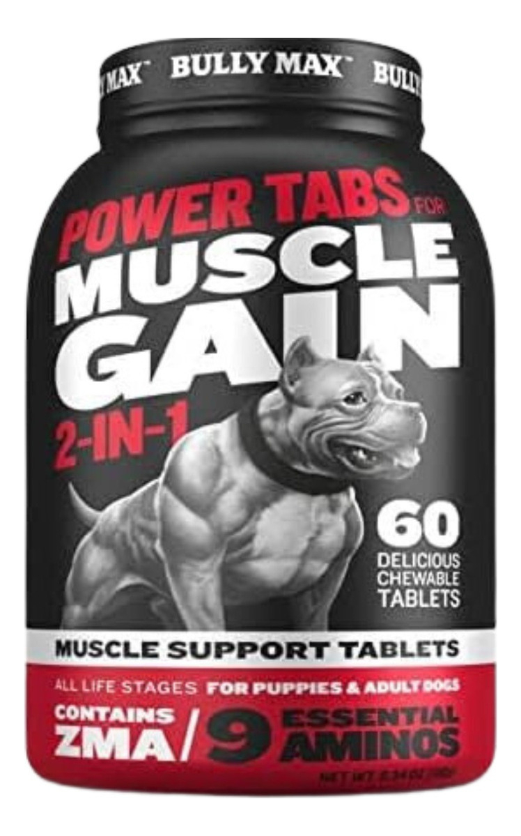 Salud y Equipamiento Médico - Bully Max Para Perro Suplemento Muscular  60 Tabletas