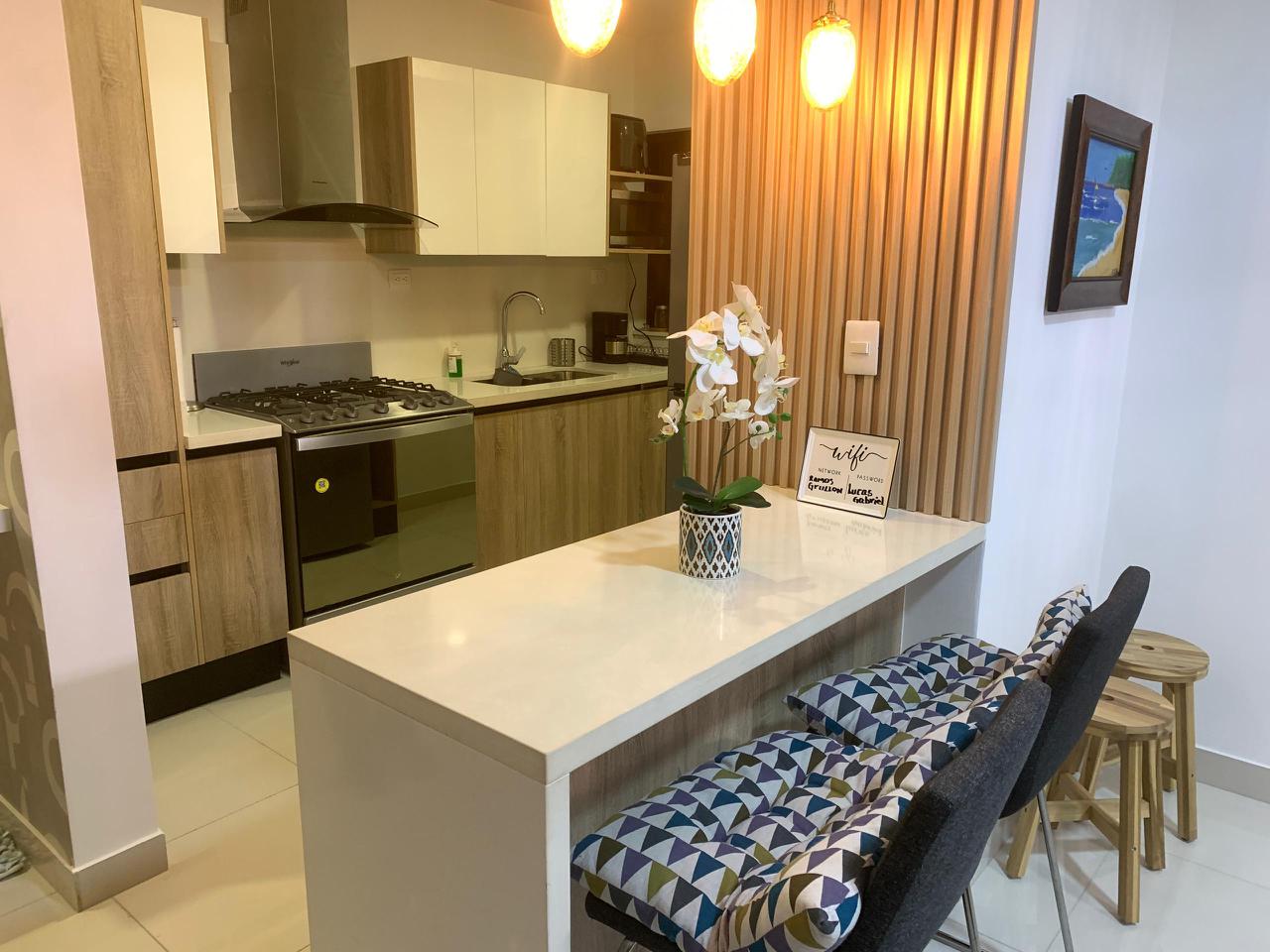 apartamentos - Apartamento Amueblado en Alquiler Bella Vista Sur 7