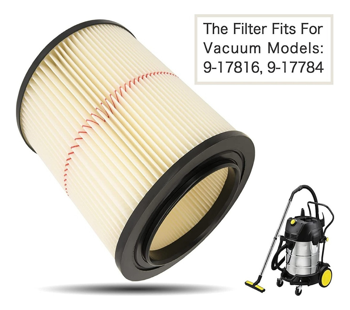 Salud y Equipamiento Médico - Filtro De Cartucho De Vacío De Aire Para Craftsman 17816 4