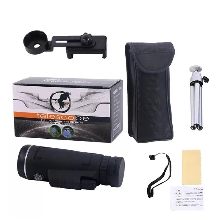 equipos profesionales - Telescopio Monocular 40x60 con Soporte rapido para Telefono Inteligente 4