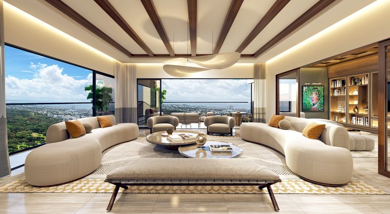 penthouses - Apartamento Piso 36 Piso Completo Av. Anacaona 7