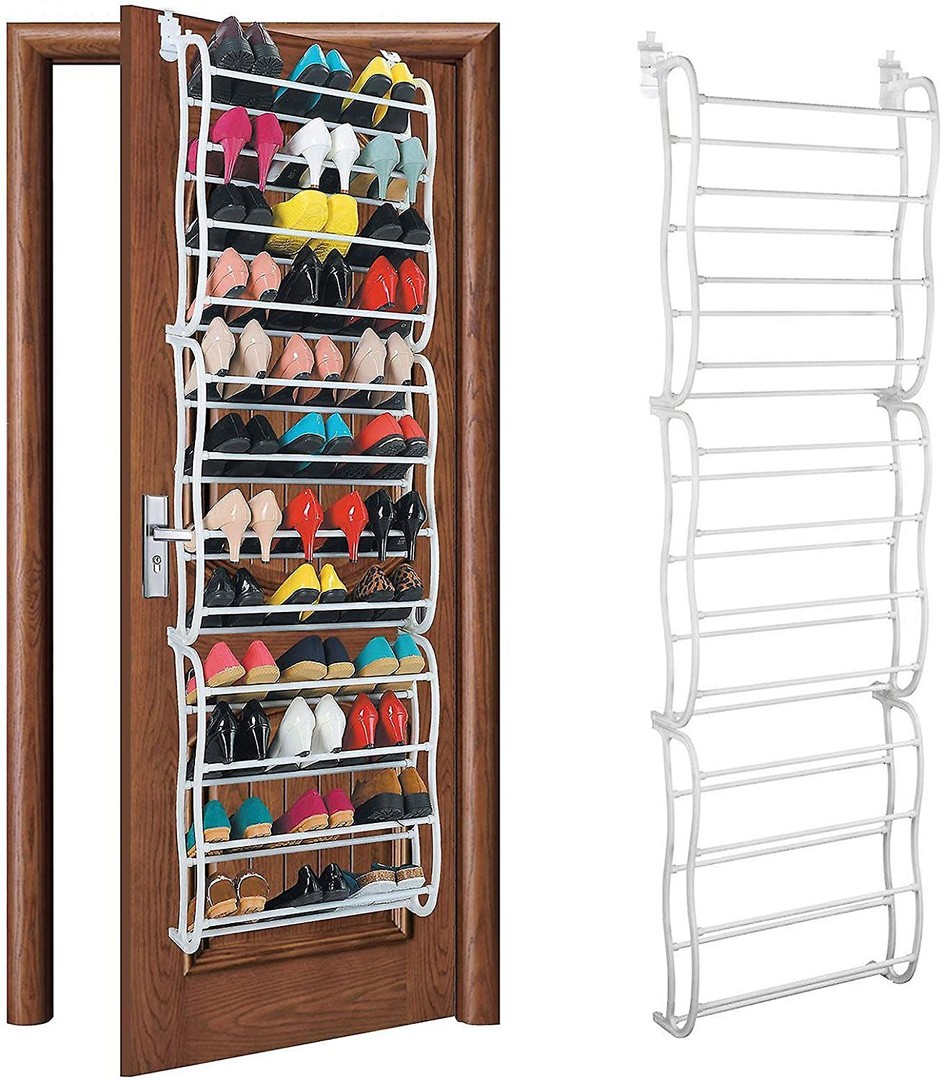 decoración y accesorios - Zapatera Organizador Colgante para Puerta Clóset Resistente Práctica Espacio 5