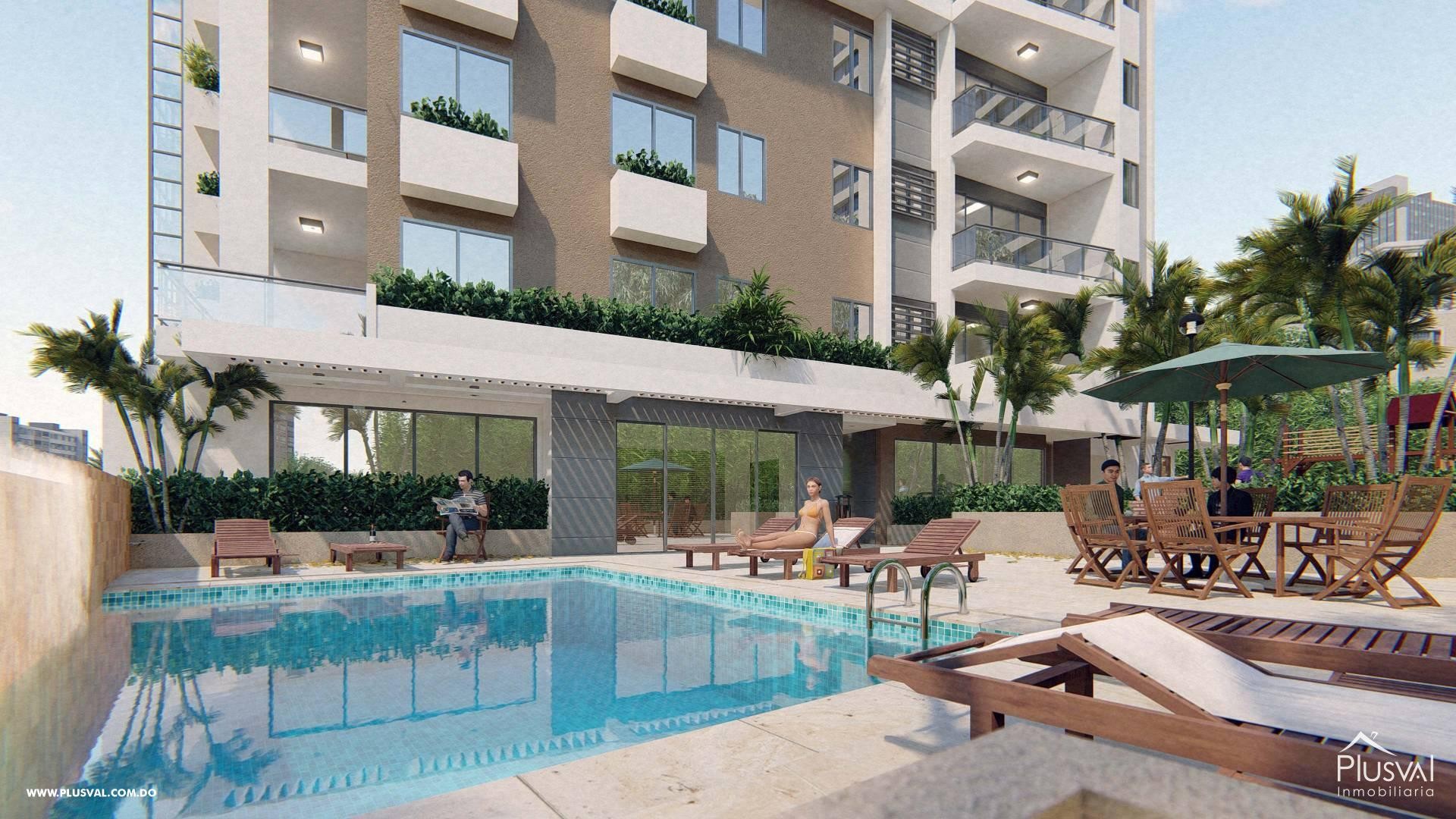 apartamentos - Apartamento en venta de 1 hab + estudio en Naco
Nuevo a estrenar, con 2 parqueos 1