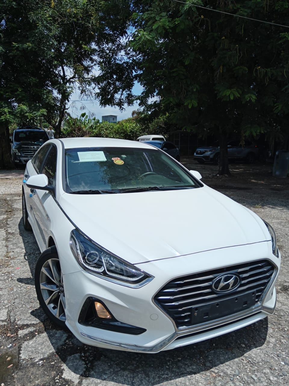 carros - HYUNDAI SONATA NEW RISE 2018 BLANCO 4
