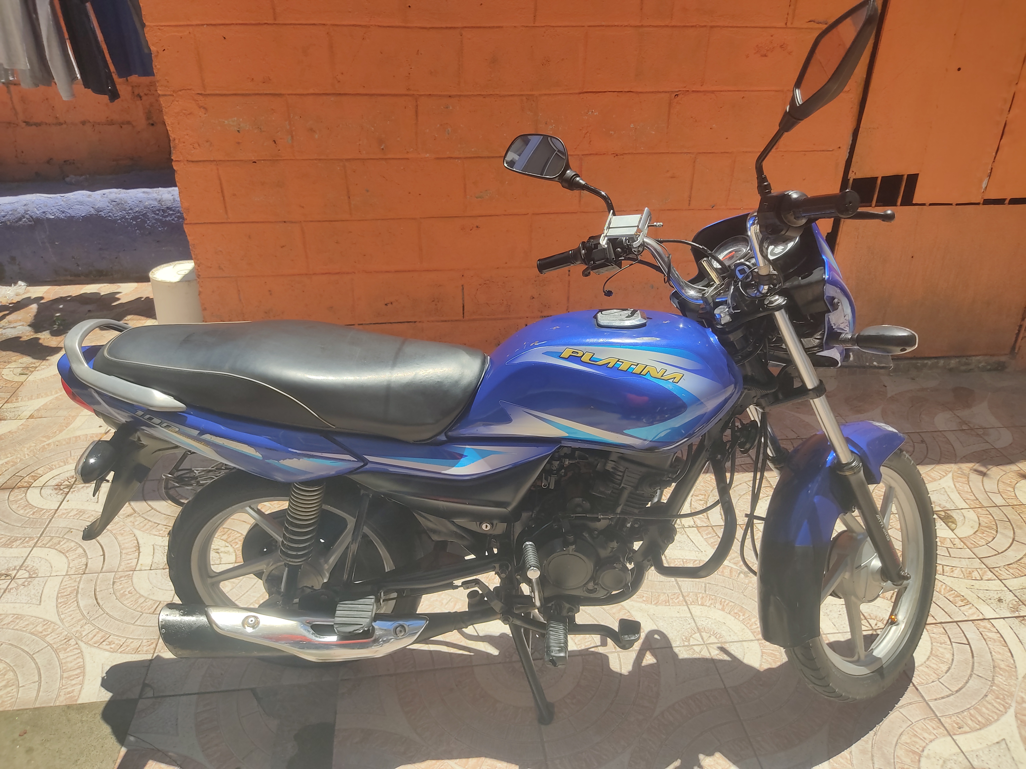 motores y pasolas - bajaj platina 100 3