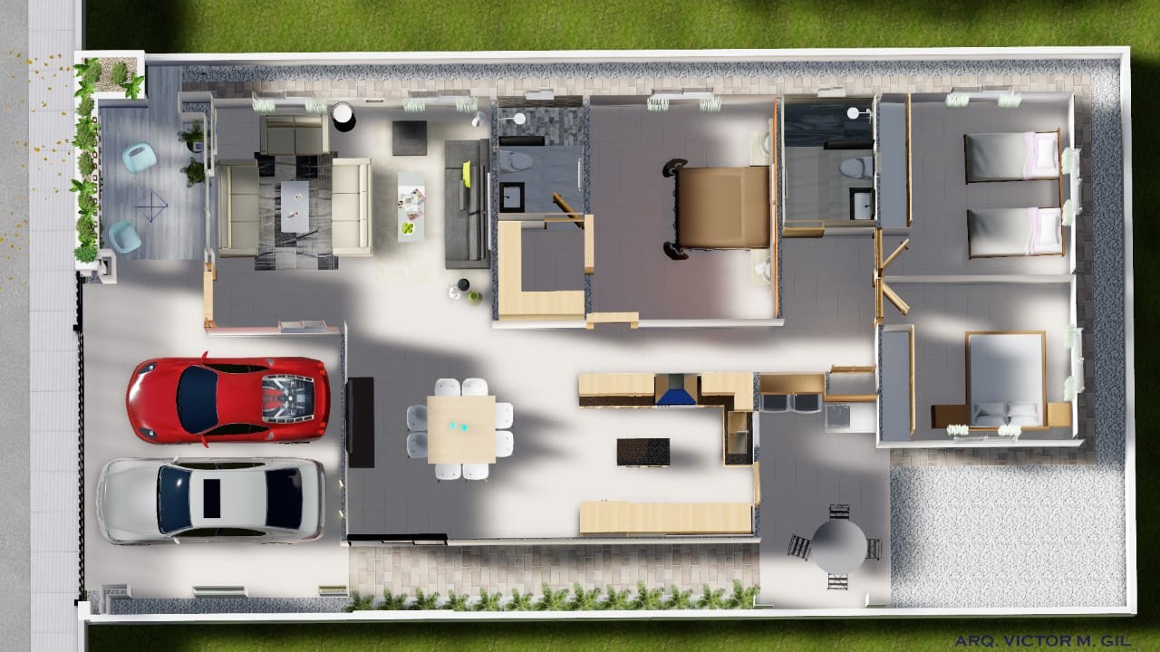 casas - Vendemos casa en planos ubicada en la 27 de Febrero, Santiago. 6