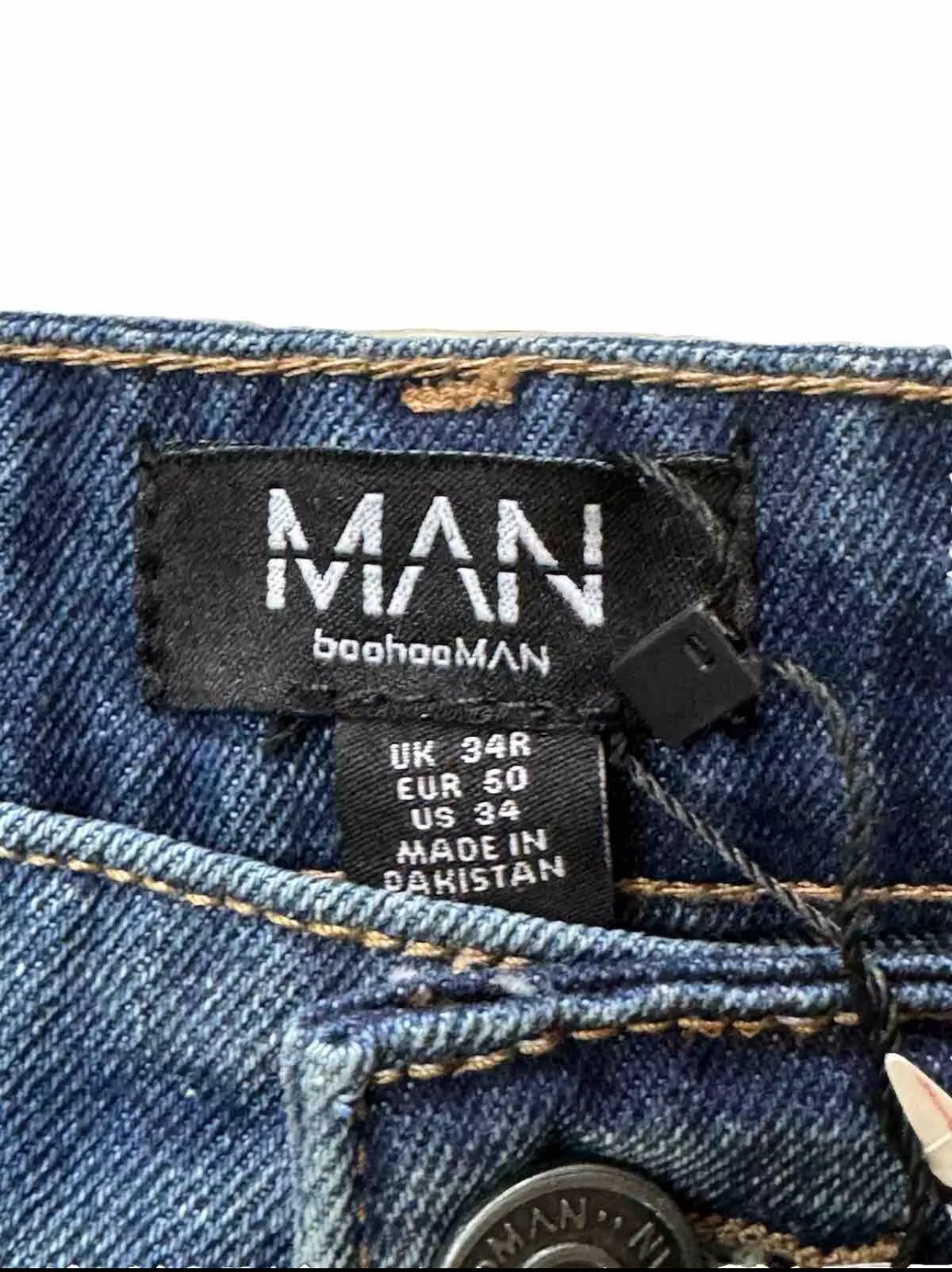 ropa para hombre - BOOHOOMAN JEAN FLARED CARPINTER #34 4