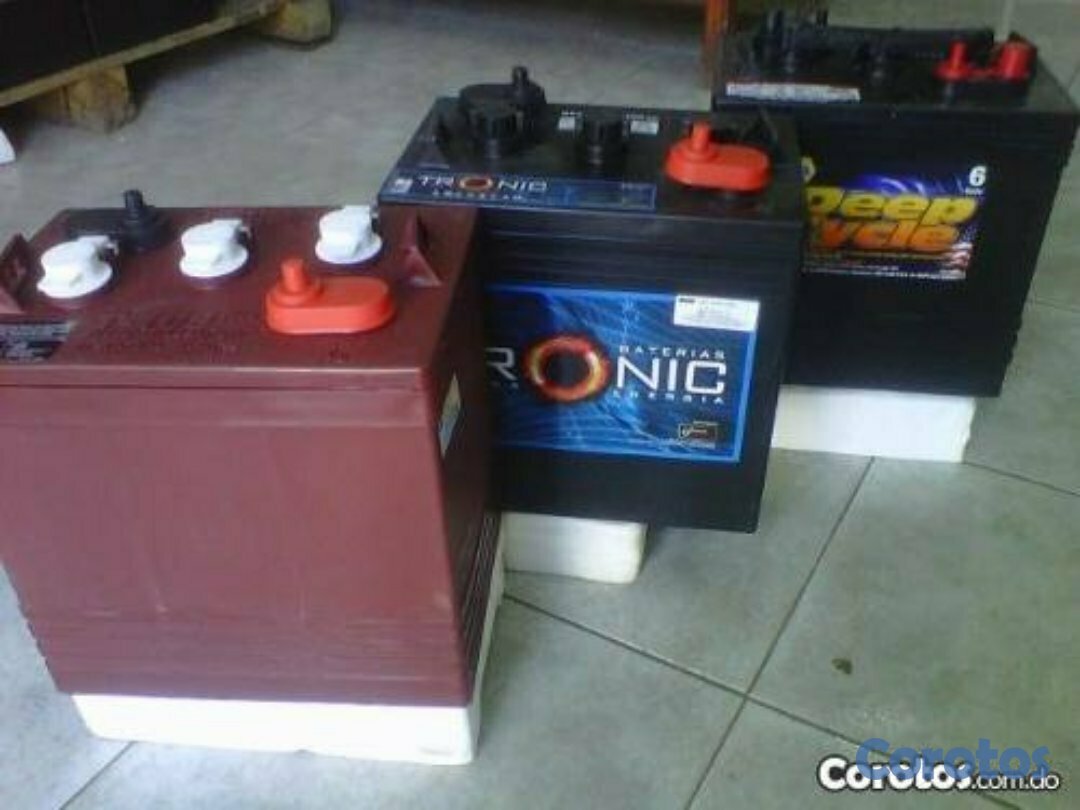 plantas e inversores - baterias Trojan Rojas T-105 , Adios a los apagones 2