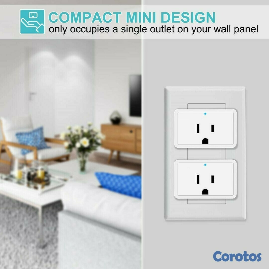 otros electronicos - Conector de corriente enchufe wifi, encienda y apague cualquier aparato 3