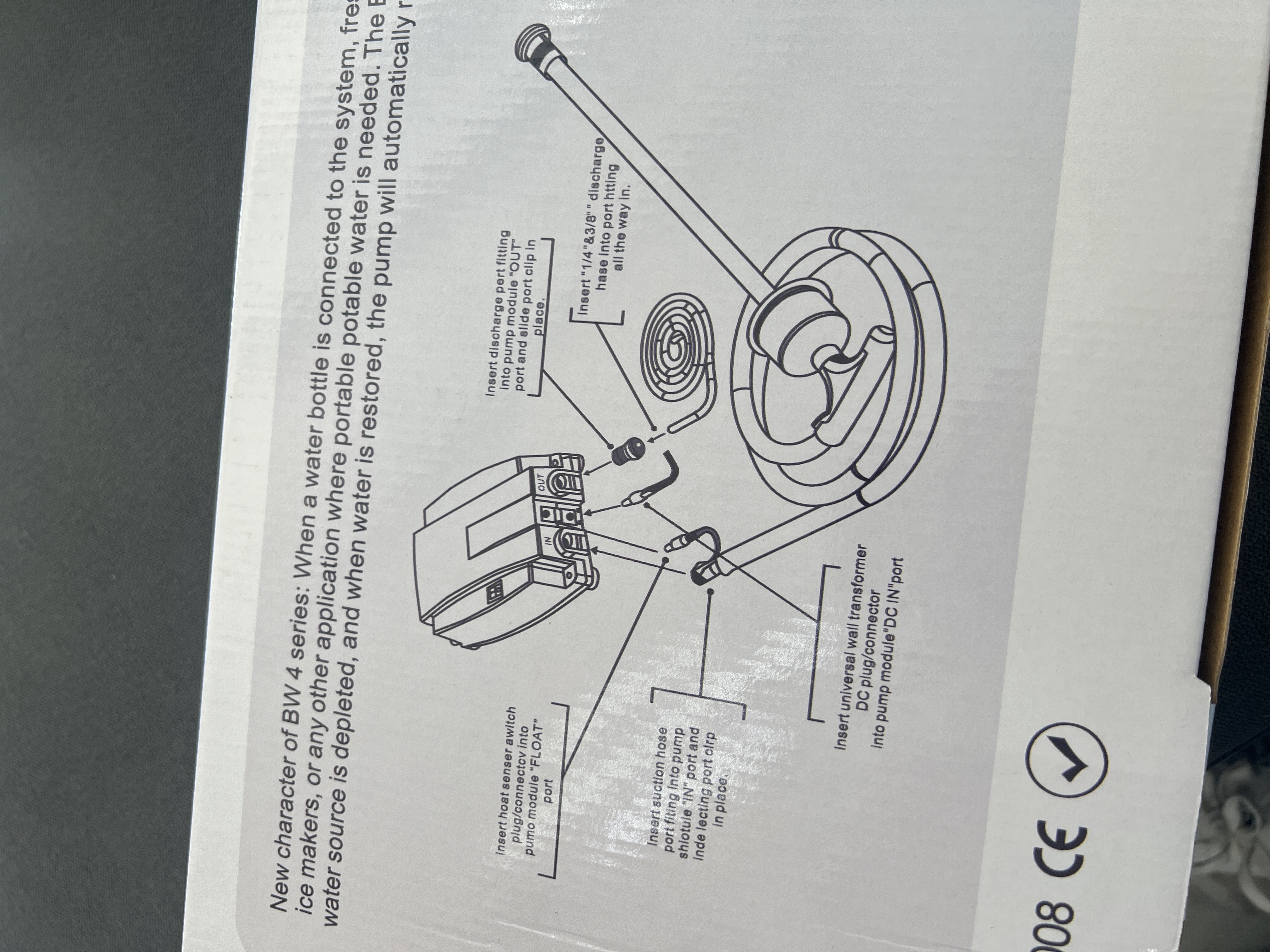electrodomesticos - sistema de dispersador de agua 