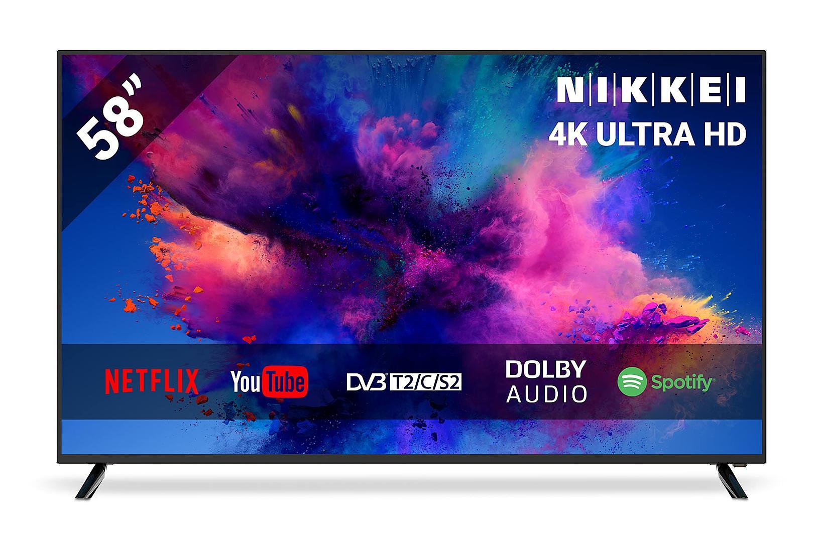 tv - Smart TV NIKKEI NU5818 58" 4k 2