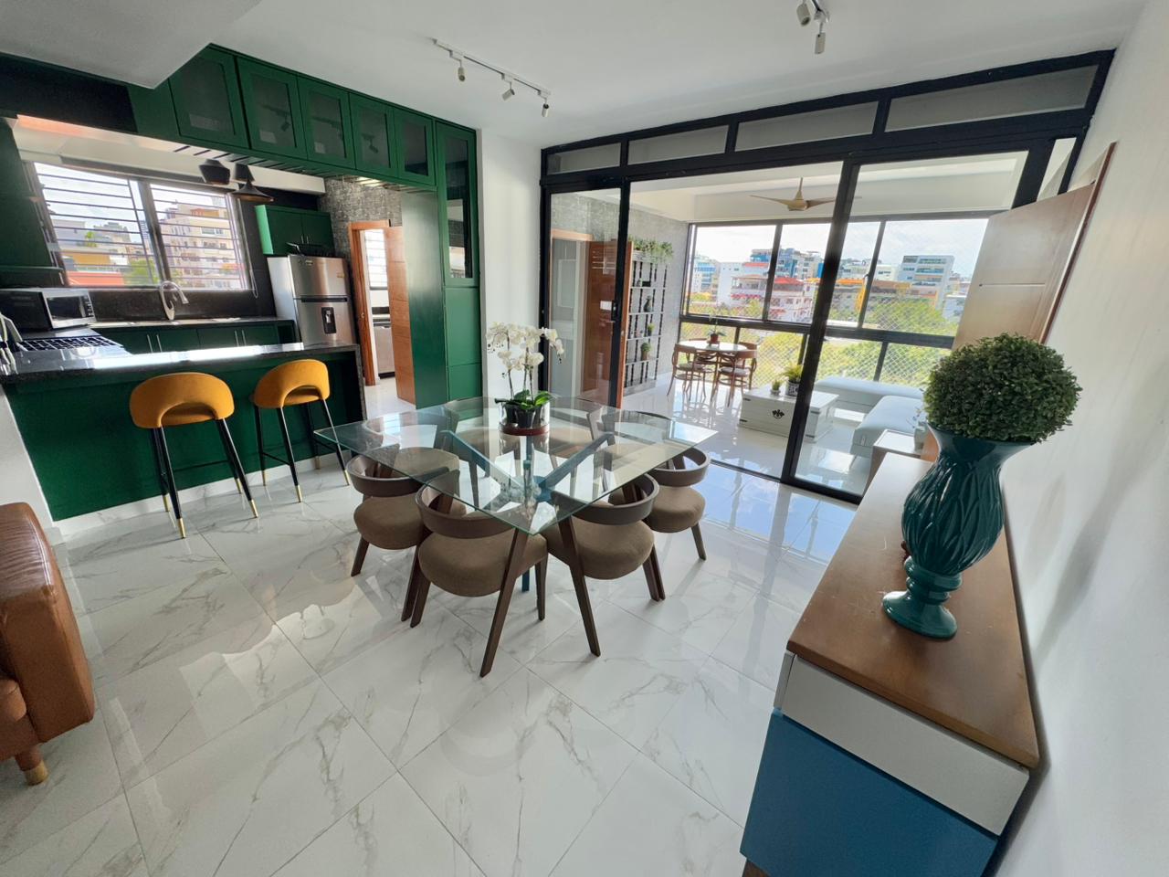 apartamentos - Apartamento en Alquiler Amueblado MIRADOR SUR USD  1