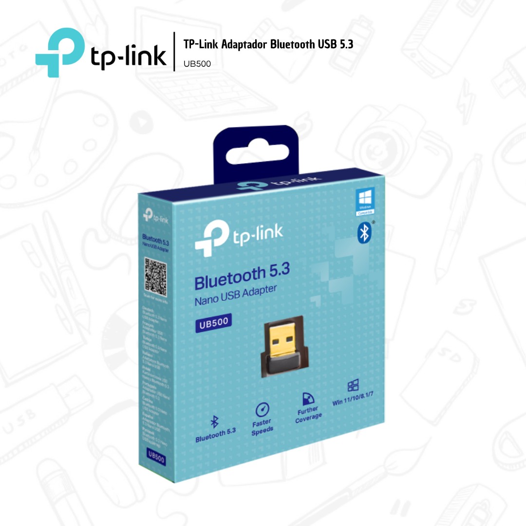 accesorios para electronica - Tp-link Adaptador Bluetooth 5.3 UB500 2