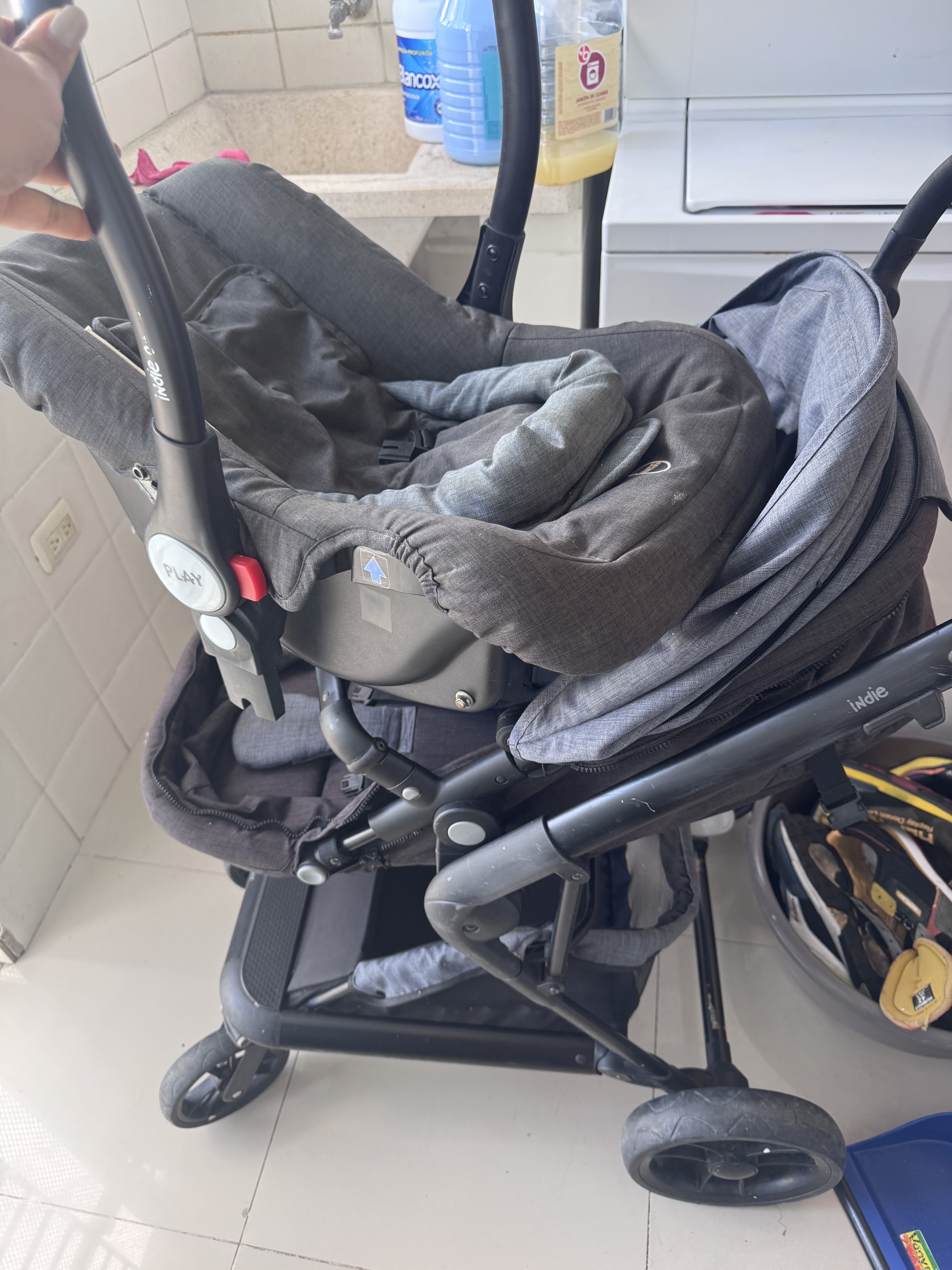 coches y sillas - coche tiene 3 funciones  3