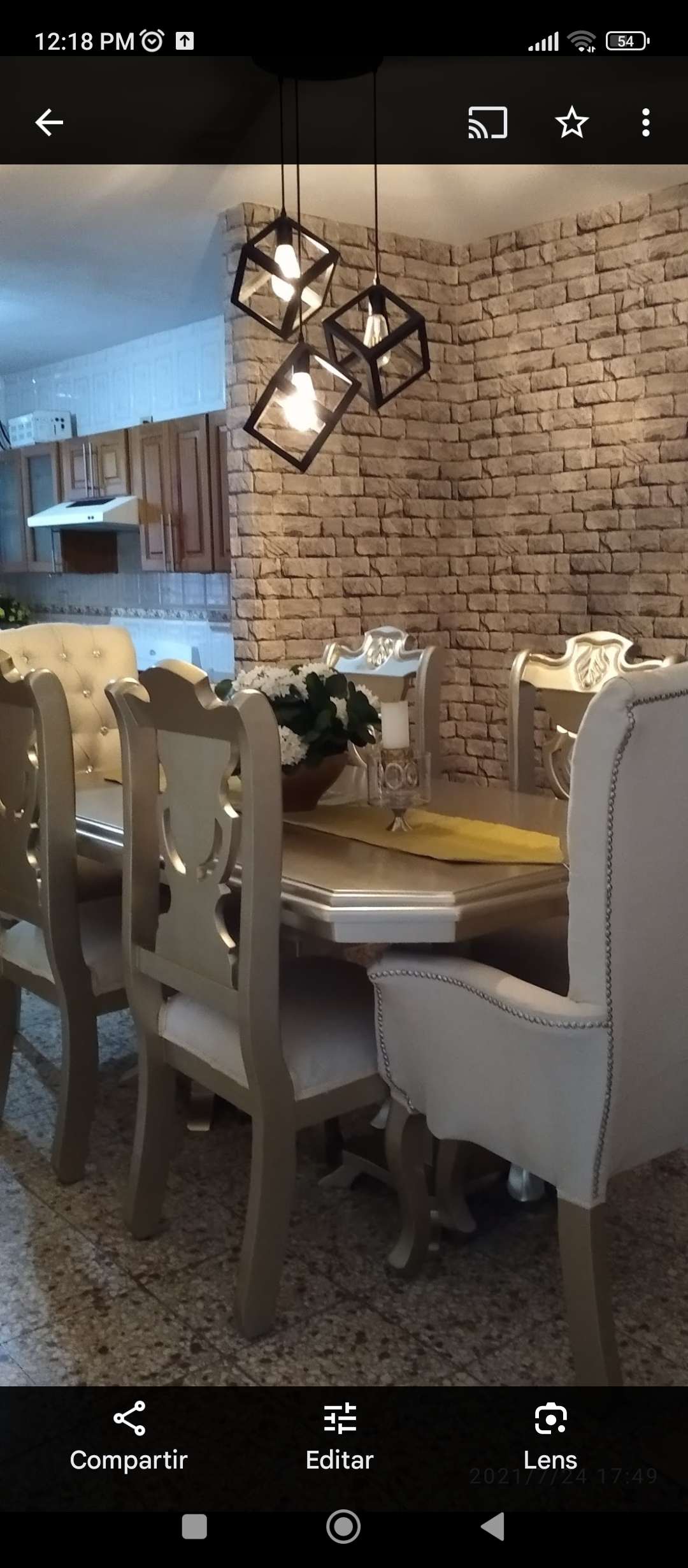 decoración y accesorios - Comedor en caoba 6 sillas  1