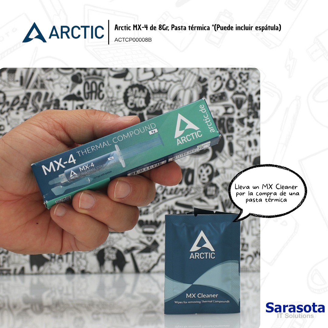 accesorios para electronica - Pasta térmica Arctic MX-4 de 8gr. mas regalo  1
