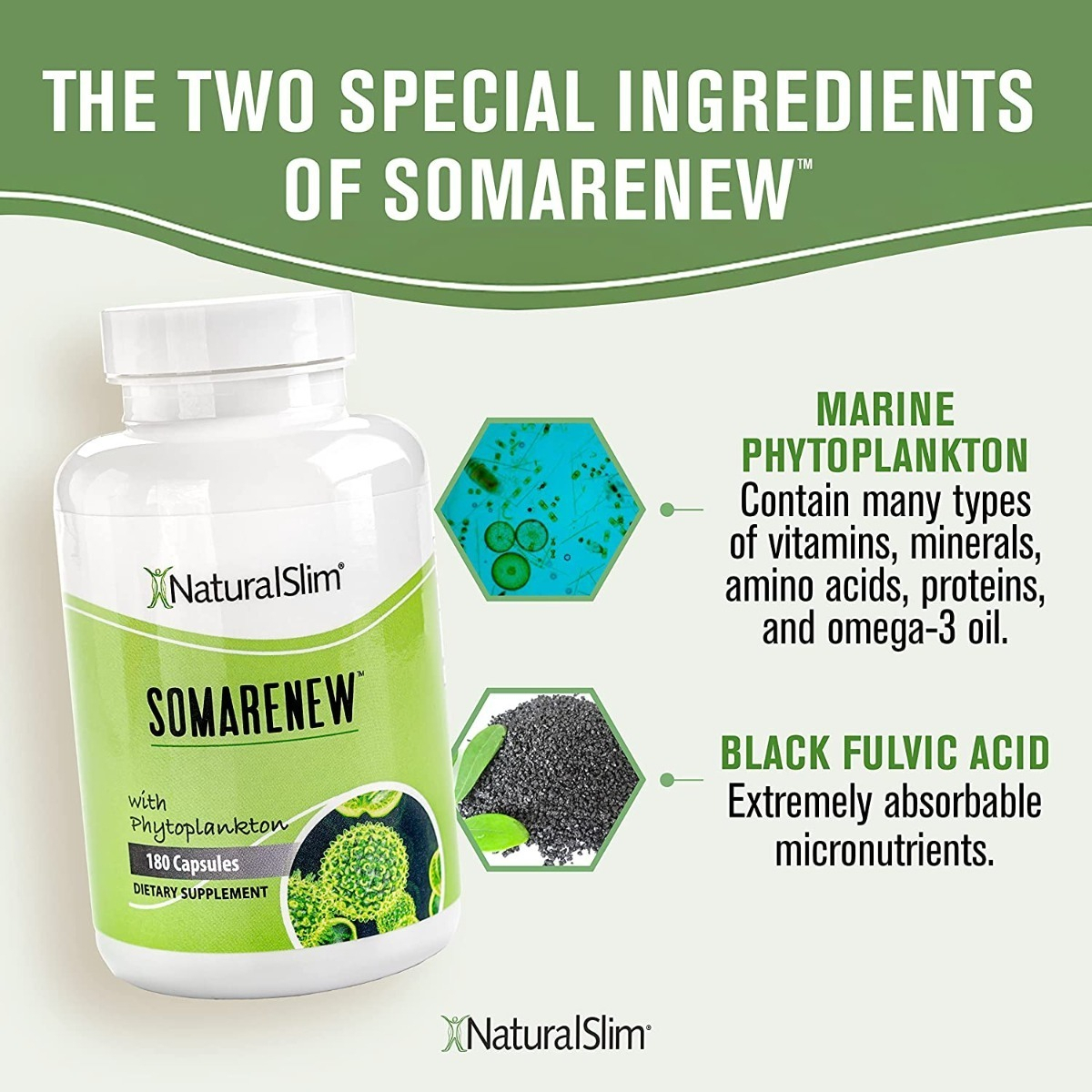 Salud y Equipamiento Médico - Somarenew Fitoplancton Marino Naturalslim Omega 3 180 Cap 3