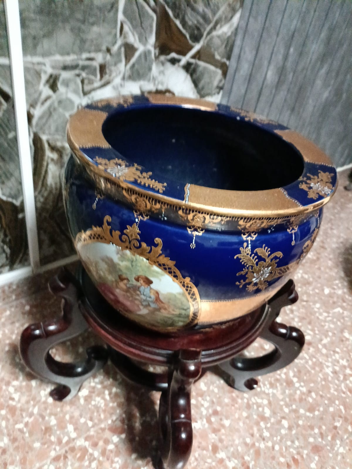 arte y antigüedades - Dos tarros en porcelana 2
