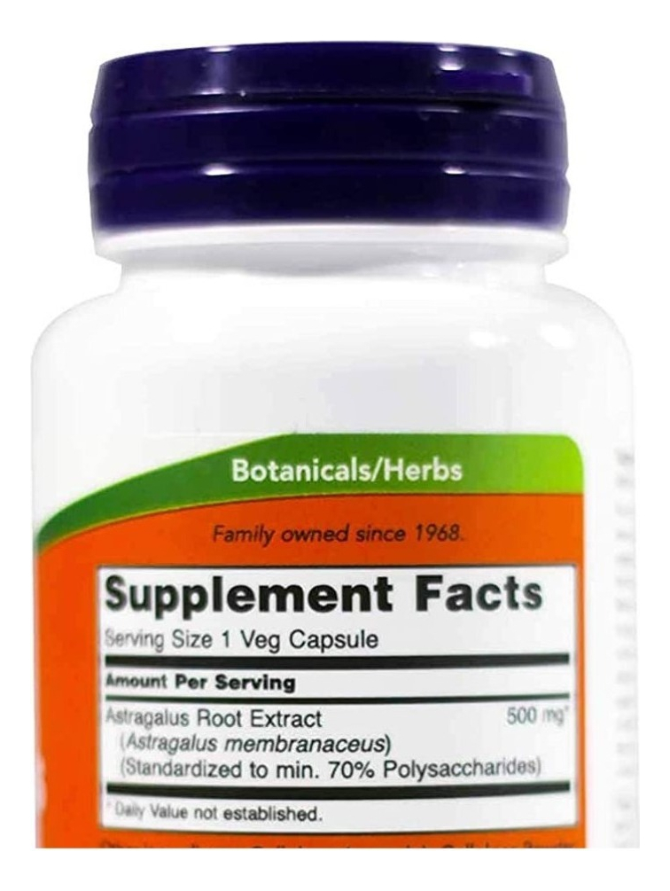 Salud y Equipamiento Médico - Astragalo 500 Mg Now Foods - Unida - Unidad A $3032 1