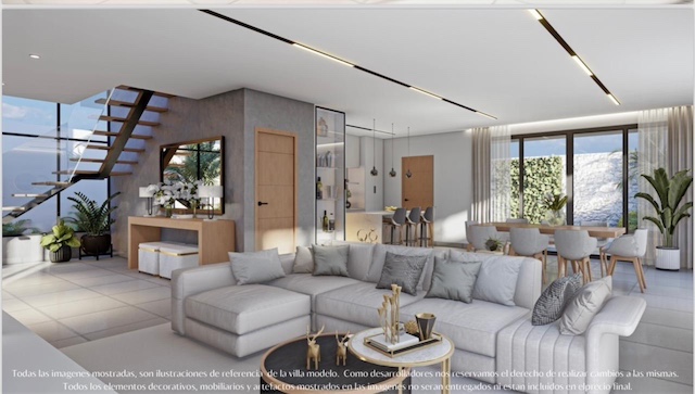 casas vacacionales y villas - Venta de Villa lujosa en vista cana con piscina República Dominicana 
 9