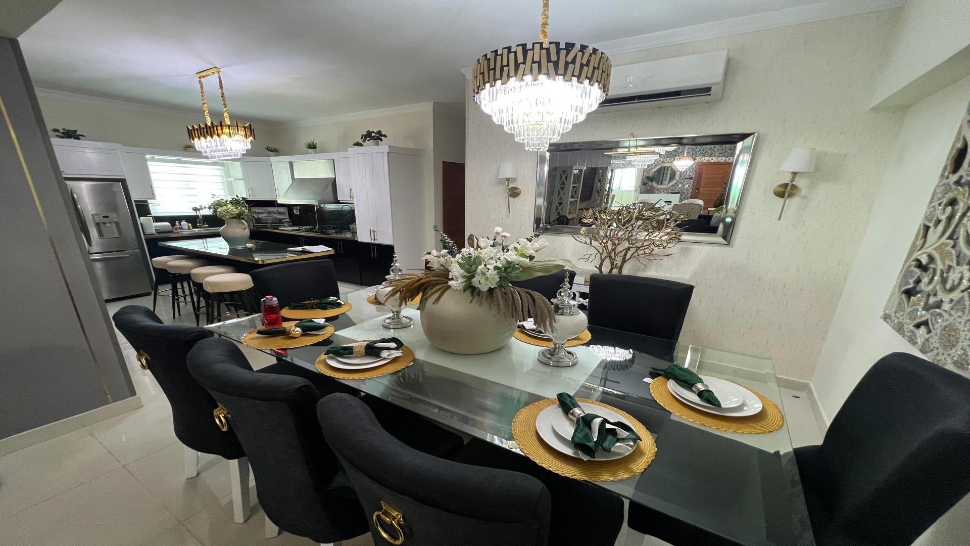 apartamentos - Apartamento Amueblado en Alquiler en Alma Rosa, Santo Domingo Este 7
