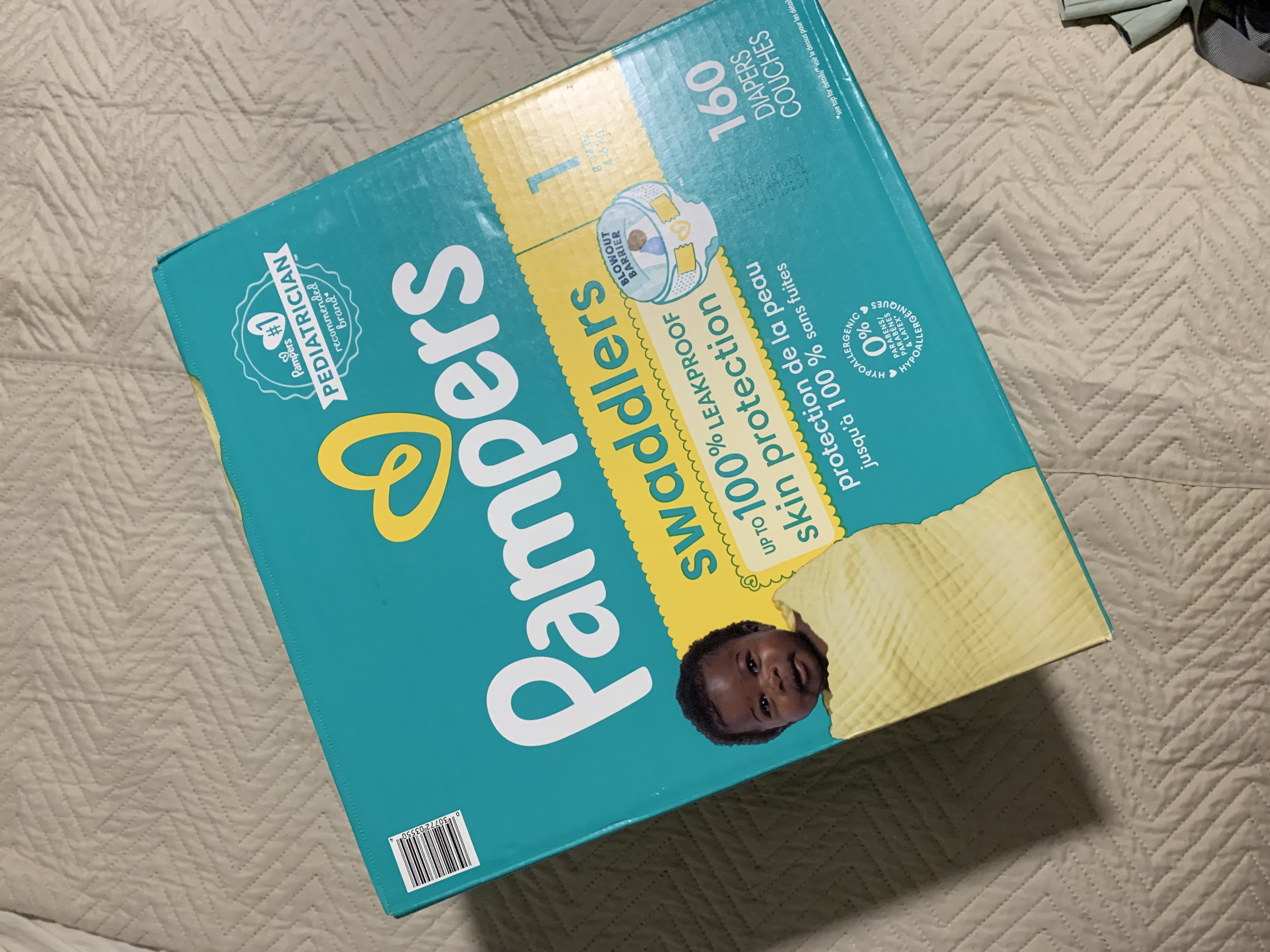 cuidado y nutricion - Caja de pampers 0