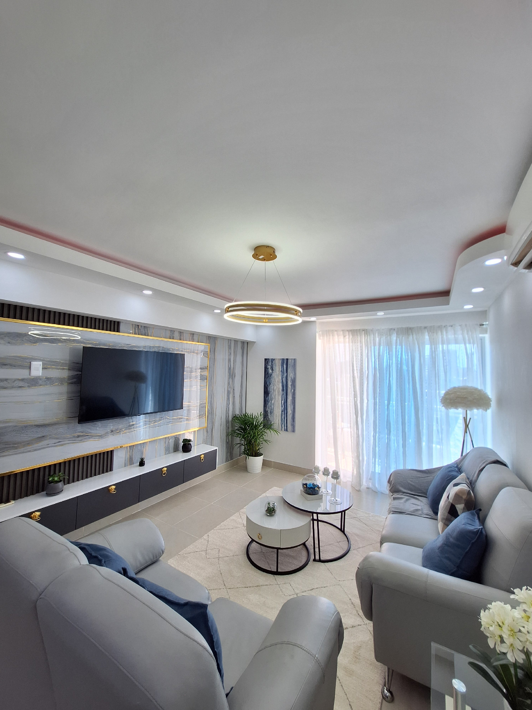 apartamentos - Piantini: En Alquiler Moderno Apartamento finamente Amueblado.  4